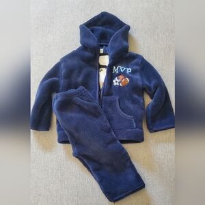 Navy Blue MVP Hoodie and Pants Set